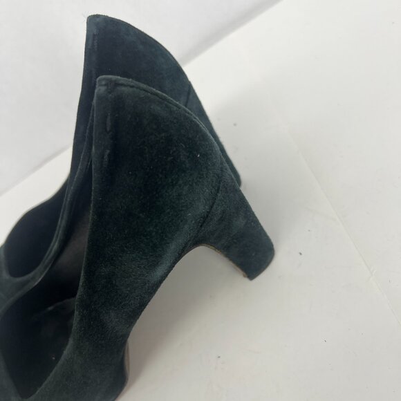 EILEEN FISHER - Suede Block Heel black Pump - Picture 8 of 14